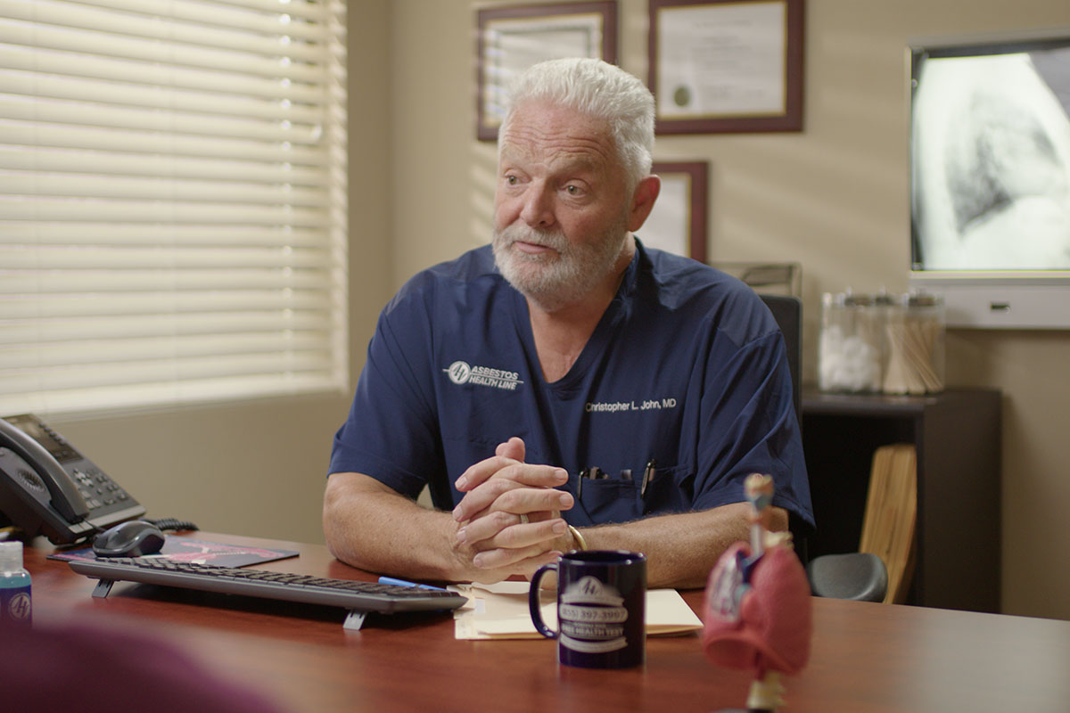 Dr. Christopher John, Medical Director for Asbestos Health Line